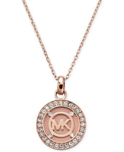 michael kors letter necklace|Michael Kors necklace set.